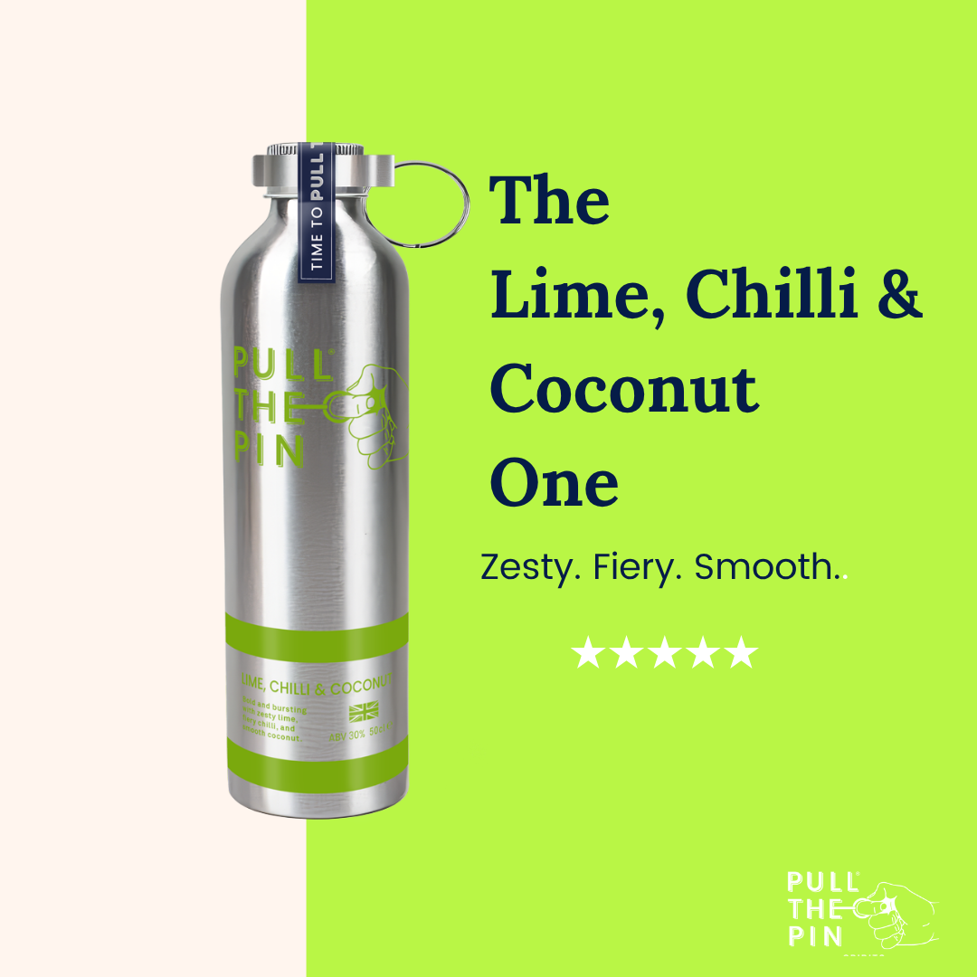 Pull The Pin Lime Chilli & Coconut Rum - Limited Edition